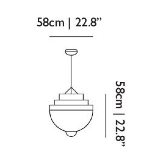 Meshmatics Chandelier Small Suspension Dimensions