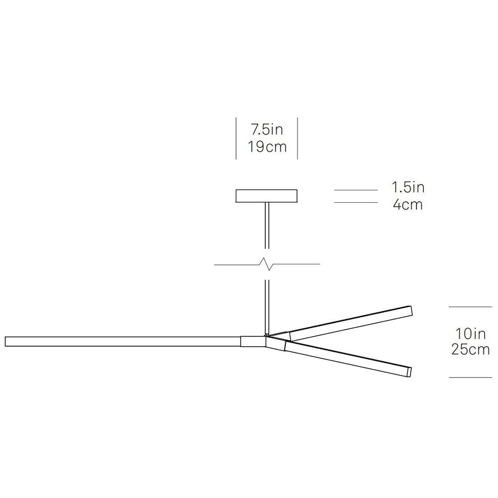 Middle Bough Suspension Dimensions