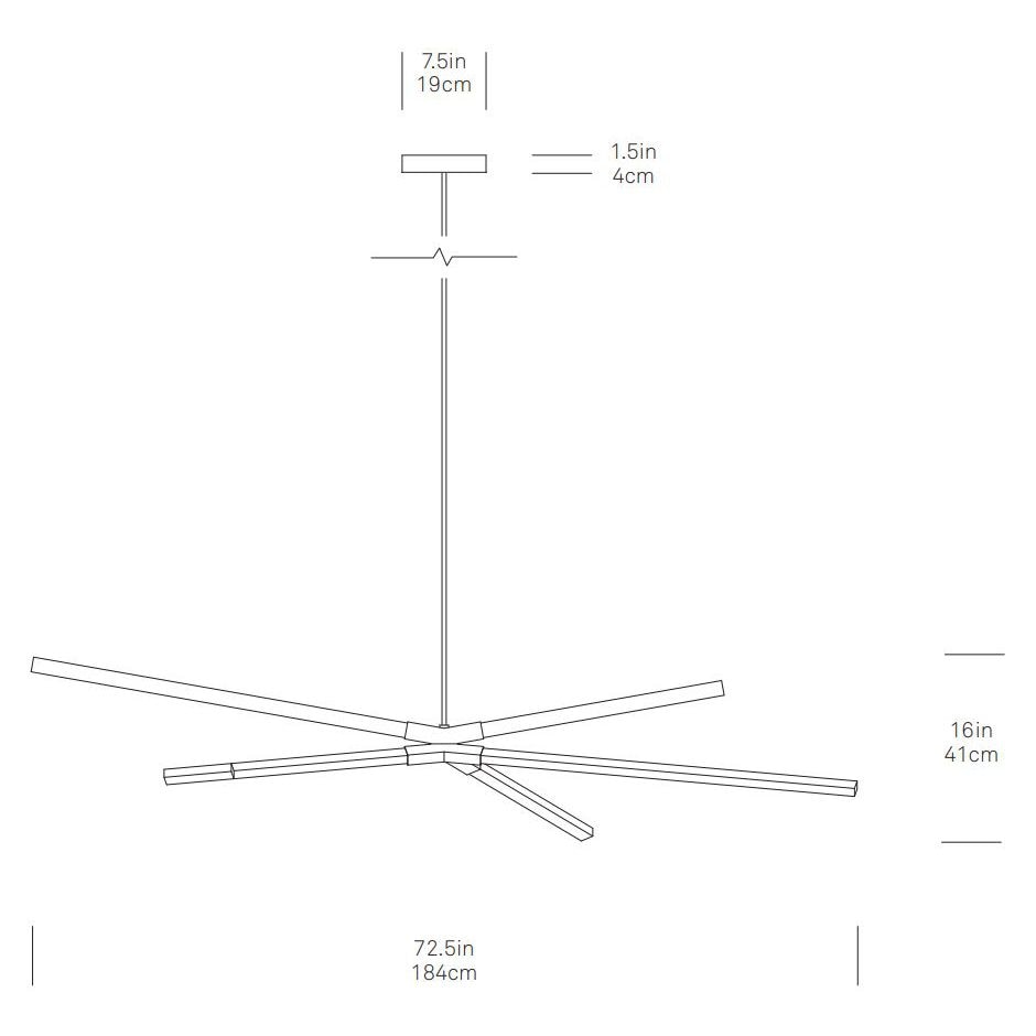 Middle Sky Bang Suspension Dimensions