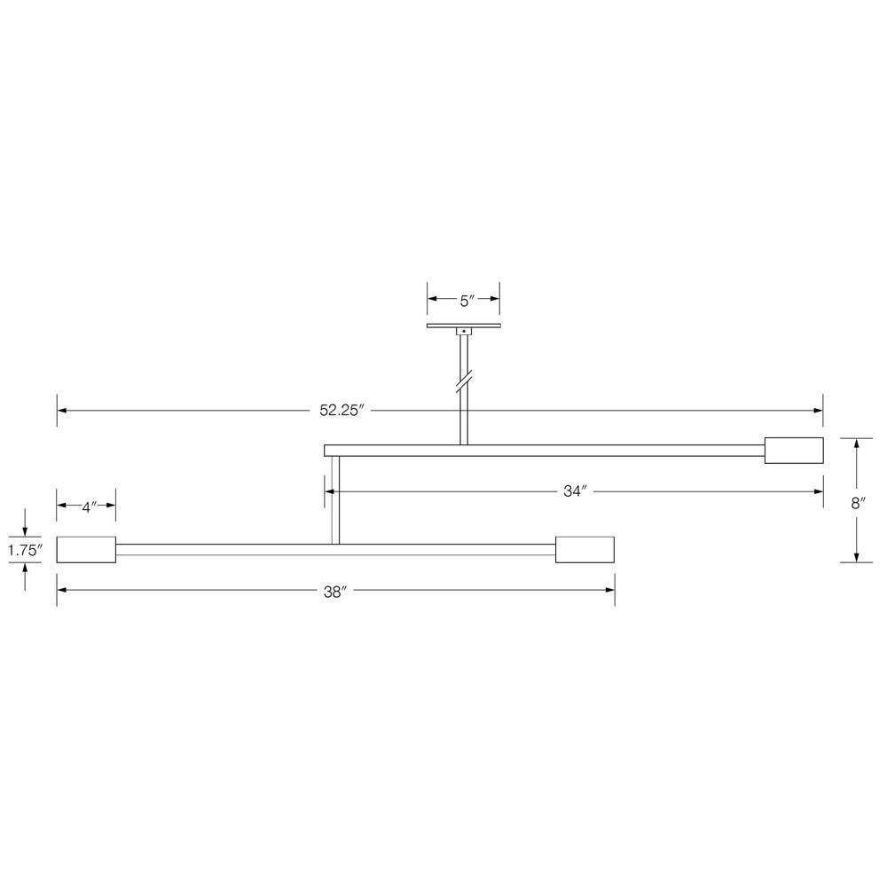 Mobile Light 2 Arm Suspension Dimensions