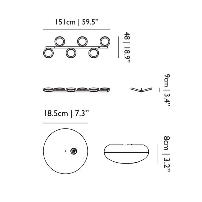 Pallana Suspension Dimensions