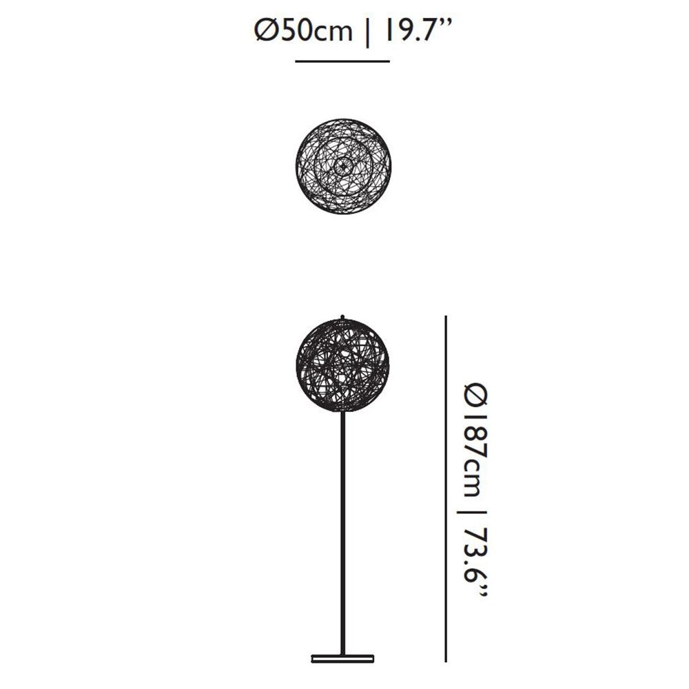 Random Light II Floor Dimensions