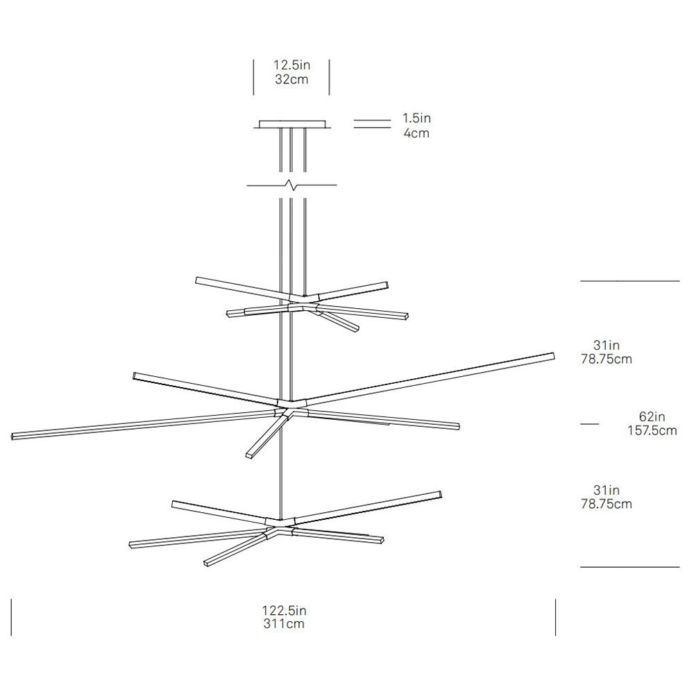 Multiple Sky Bang Suspension Dimensions