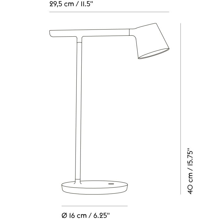 Tip Table Dimensions