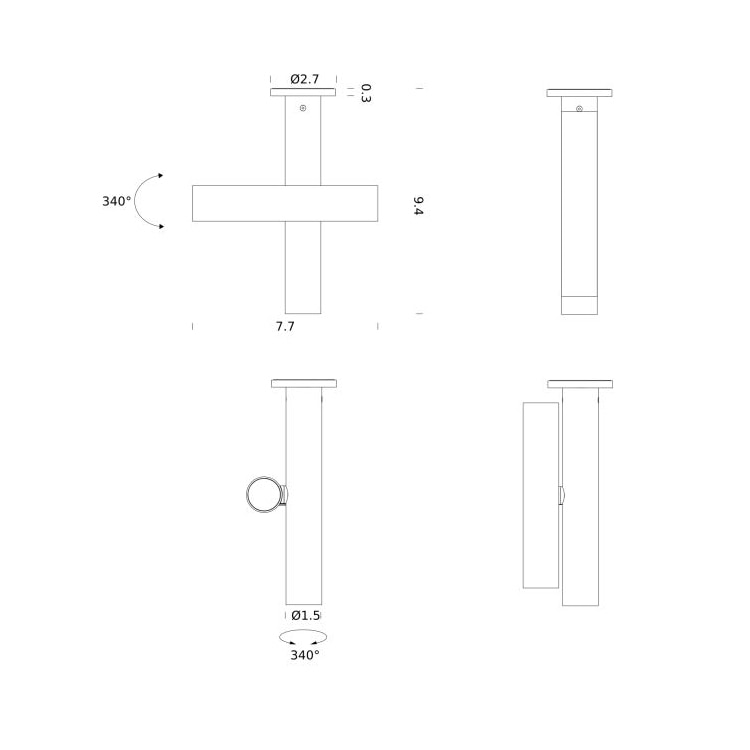 Tubes Ceiling Dimensions