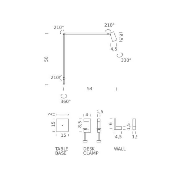 Untitled Spot Table/Wall Dimensions