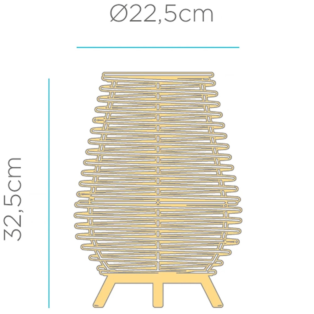 Bossa 30 Outdoor Portable Table Dimensions