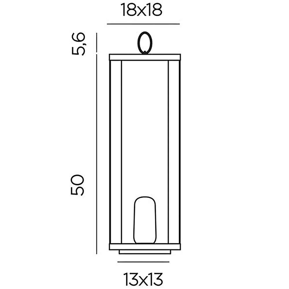 Siroco 50 Outdoor Portable Table Dimensions