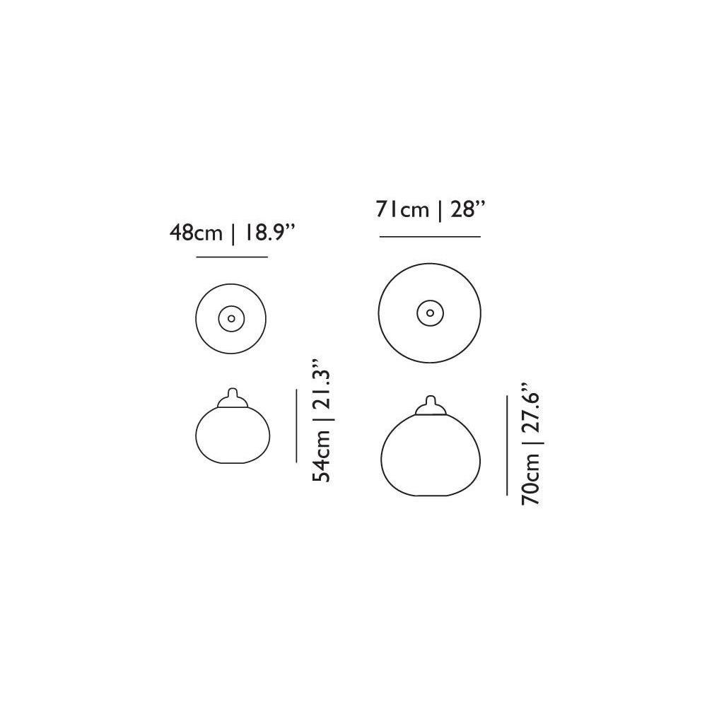 Non Random Suspension Dimensions