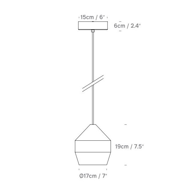 Hoxton Suspension Dimensions