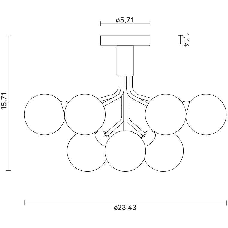 Apiales 9 Ceiling Dimensions