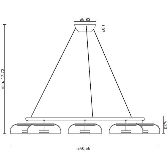 Blossi 8 Suspension Dimensions