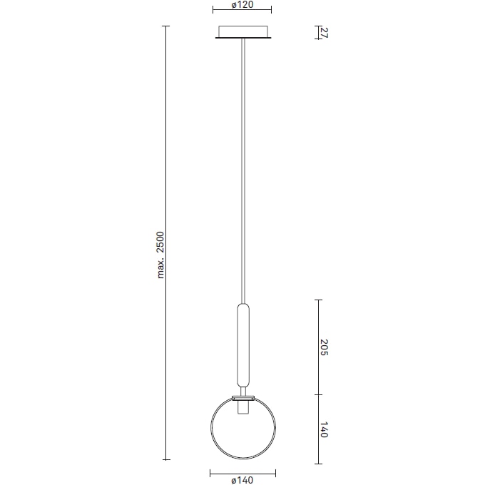 Miira 1 Suspension Dimensions