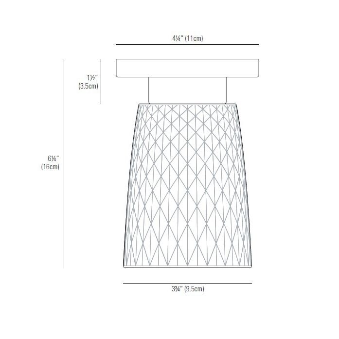 Oxford 1 Bone China Ceiling Dimensions