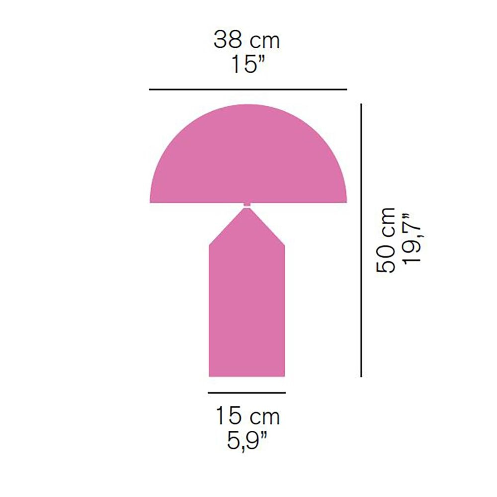 Atollo 239 Table Dimensions