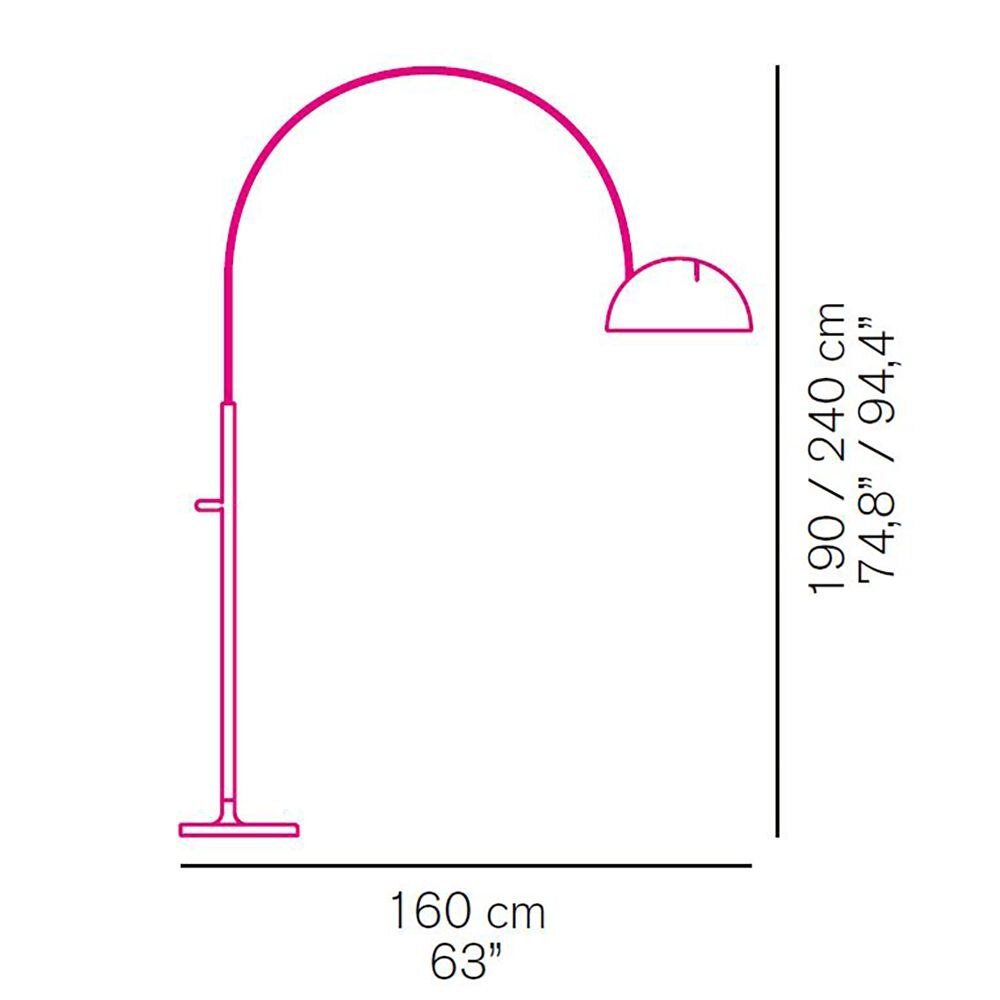 Coupé Arch Floor Dimensions