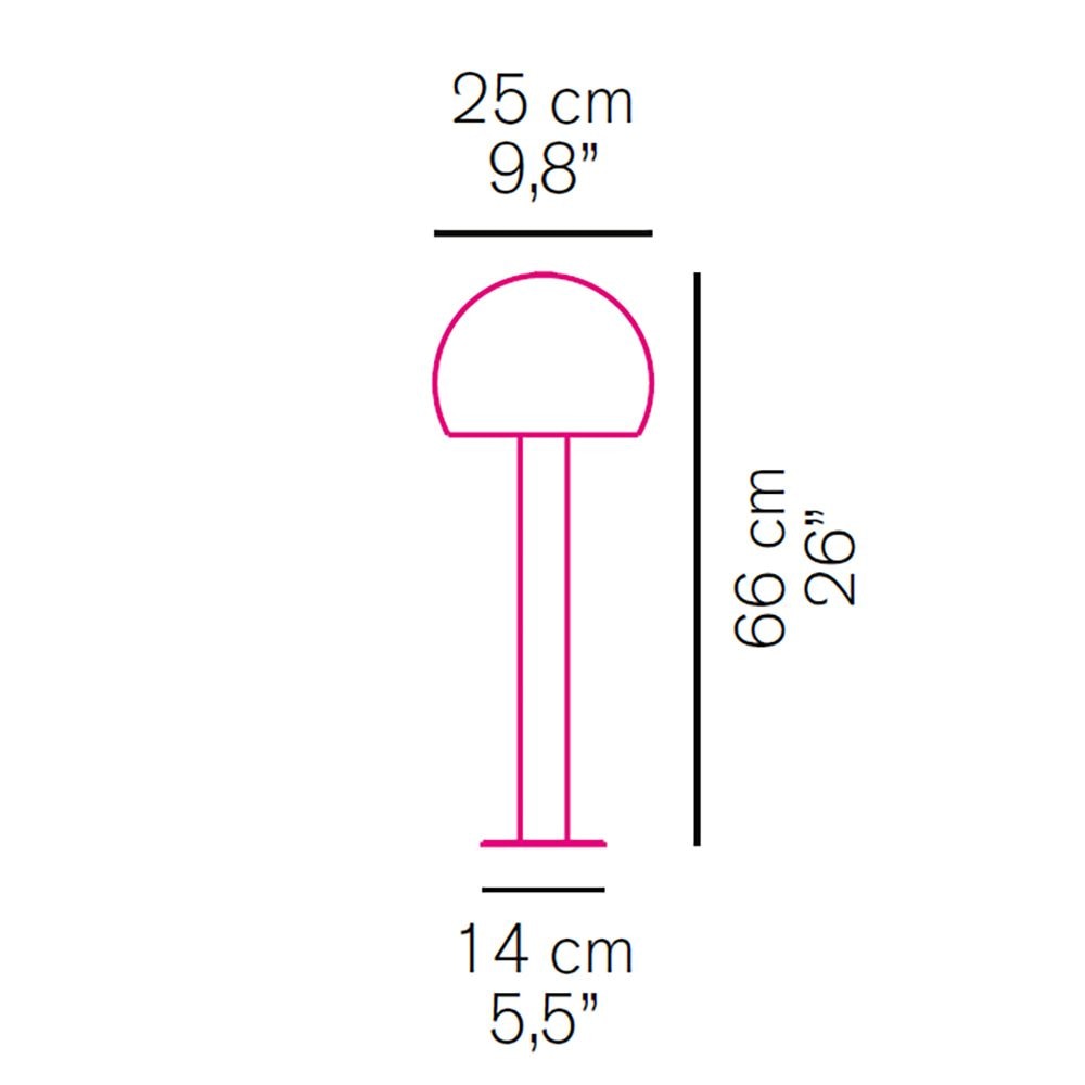 Otto Outdoor Bollard Dimensions