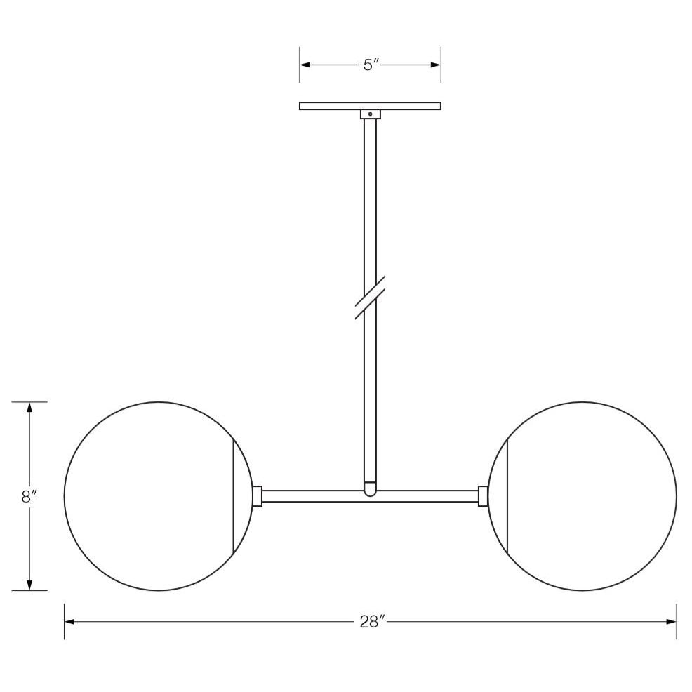 Olympic Dumbbell Light Suspension Dimensions