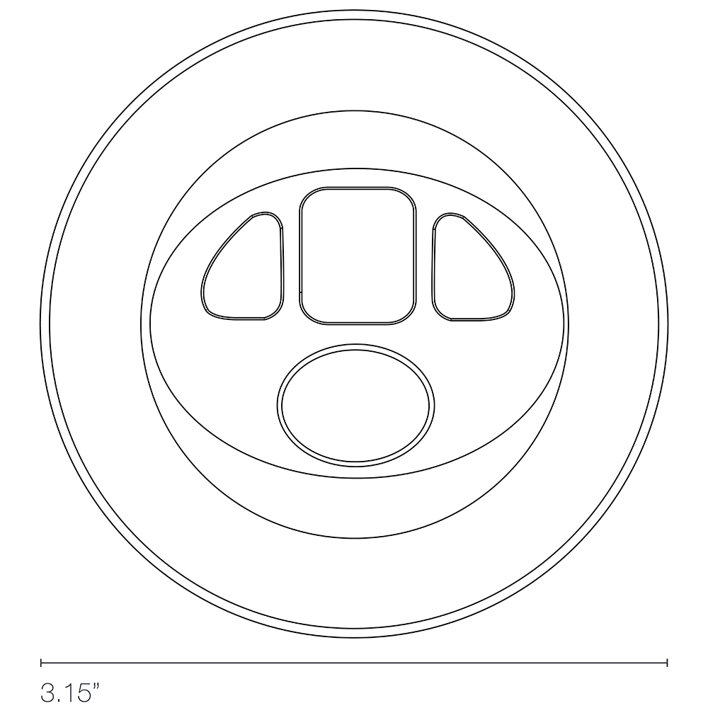 Alto Wall With Integral Bezel Dimensions