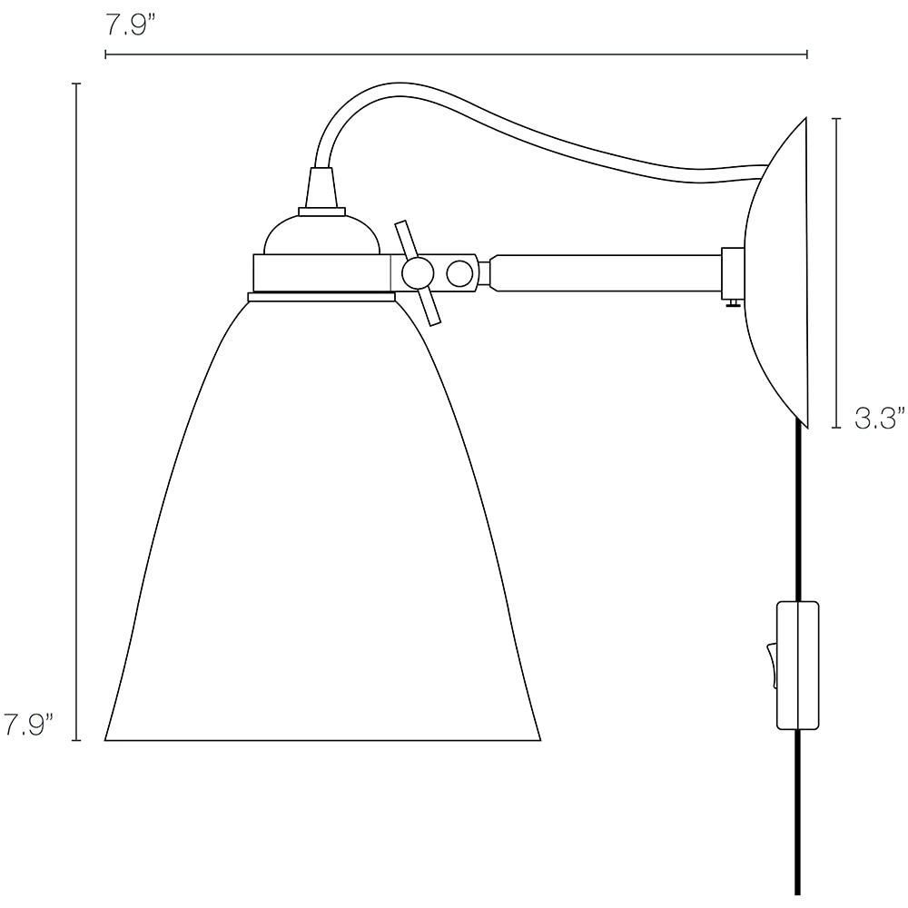 Circle Line Wall PSC Dimensions