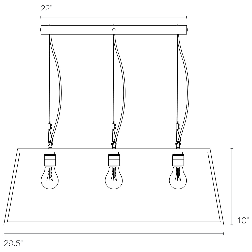 Diner Suspension Dimensions