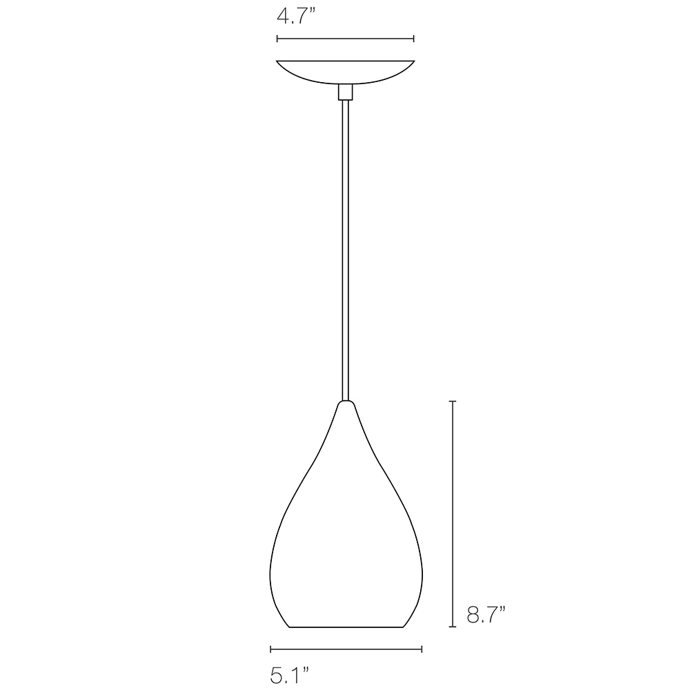 Drop One Suspension Dimensions