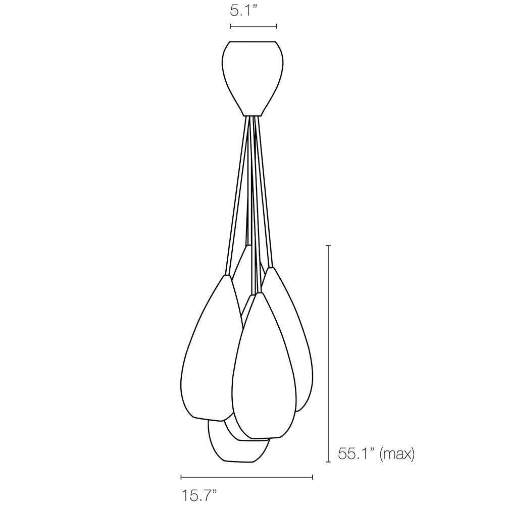 Drop Zero Suspension Grouping of 6 Dimensions