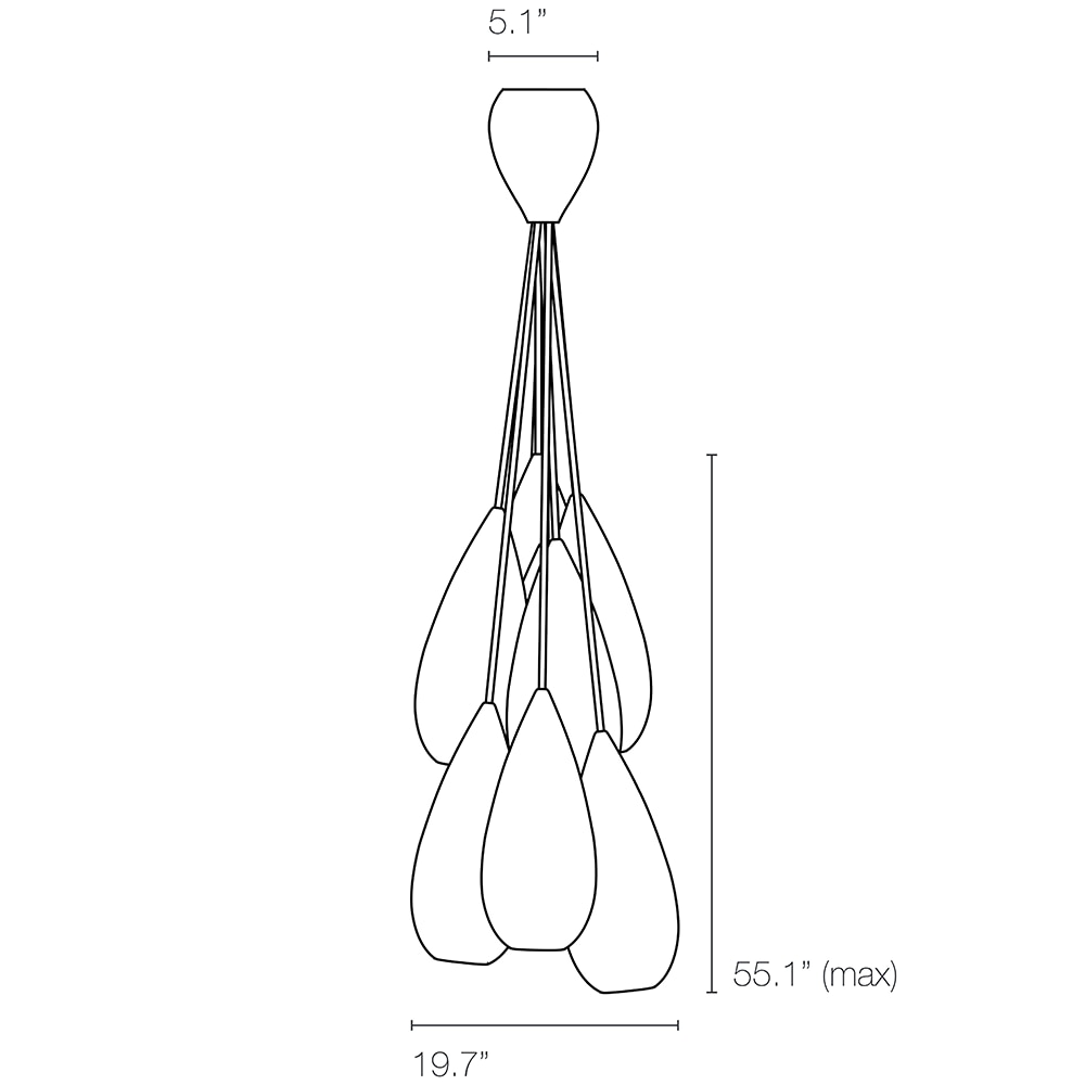 Drop Zero Suspension Grouping of 9 Dimensions