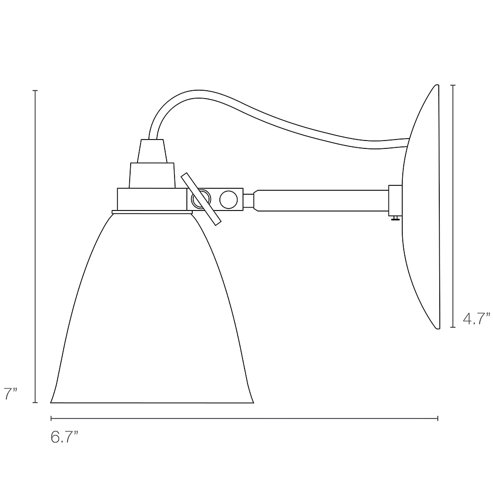 Hector Wall Dome Dimensions