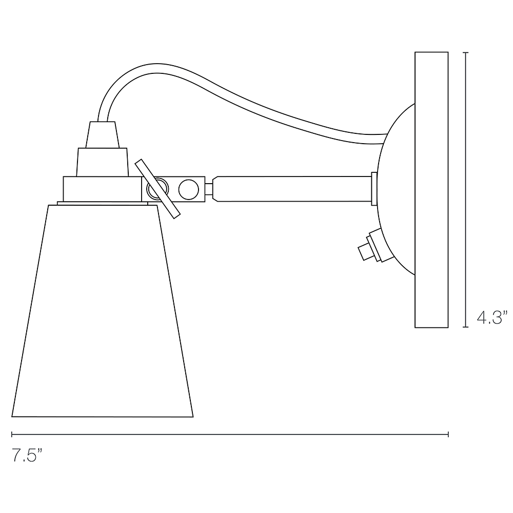 Hector Wall Pleat Switched Dimensions