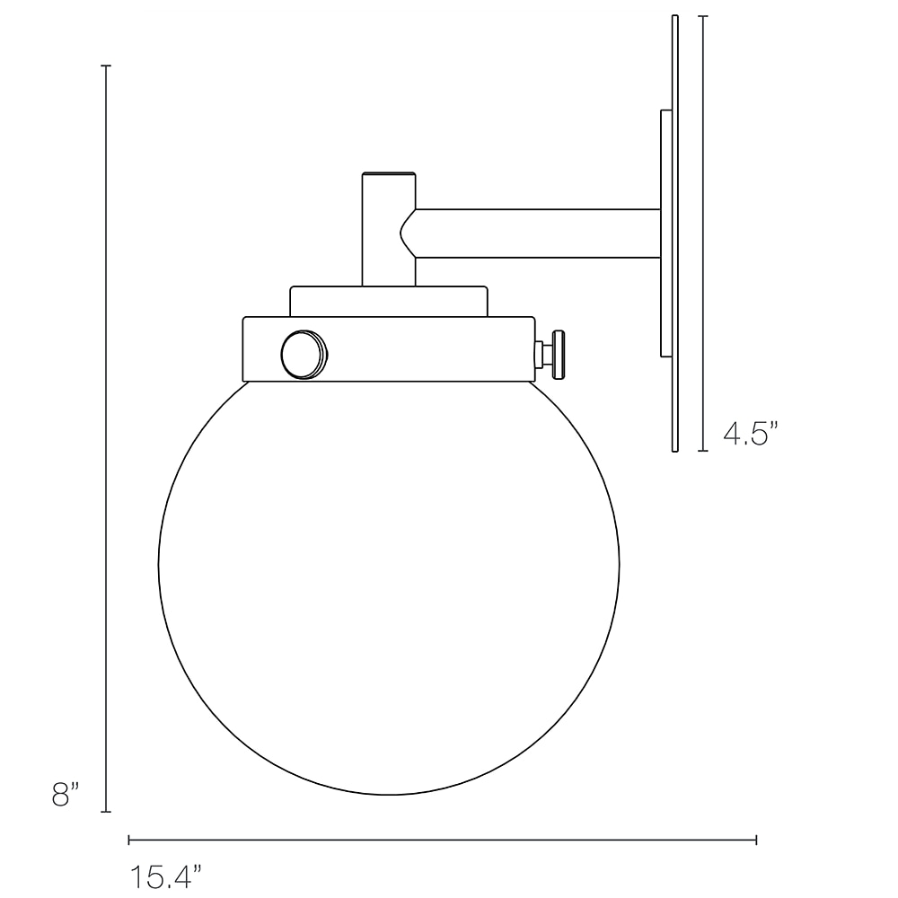 Mini Globe Wall Dimensions