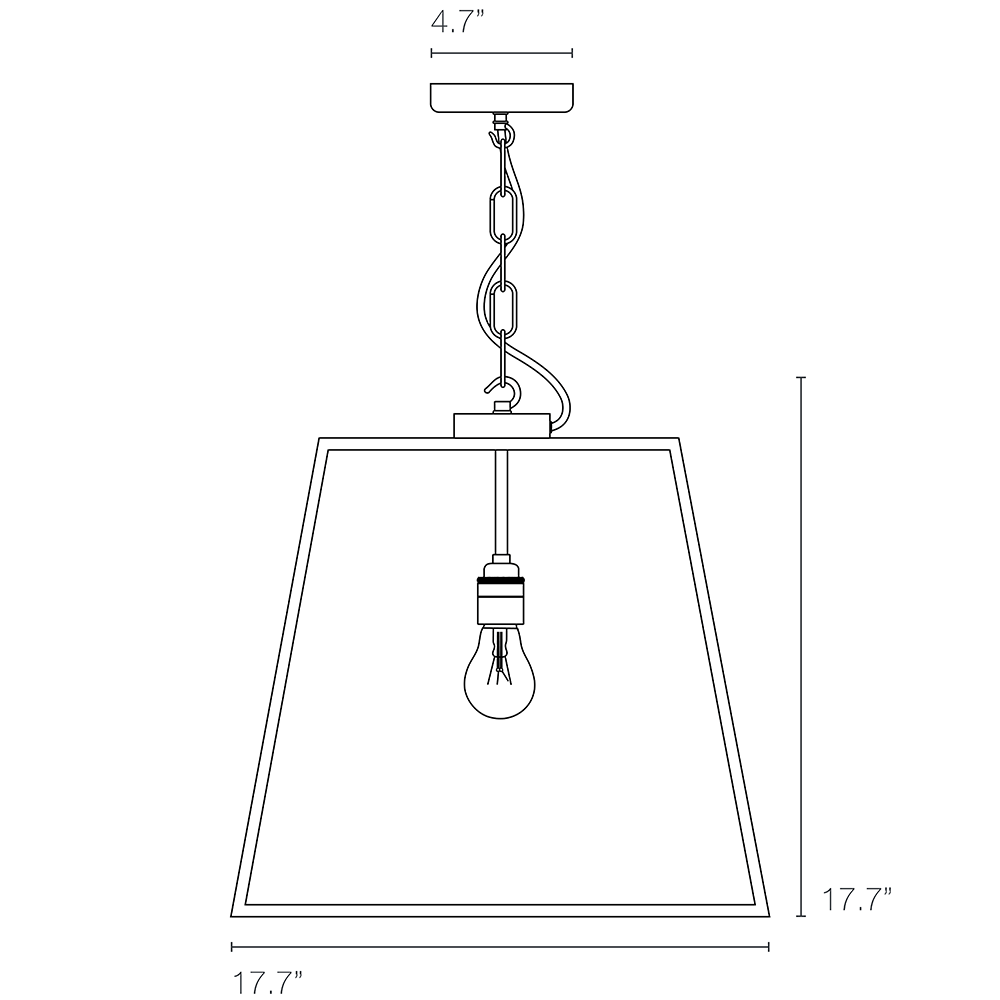 Quad Indoor/Outdoor Suspension Closed Top Large Dimensions