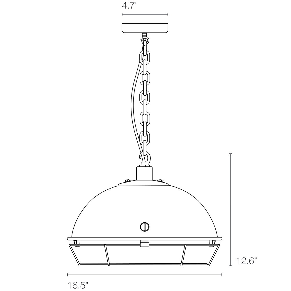 Steel Working Suspension Dimensions