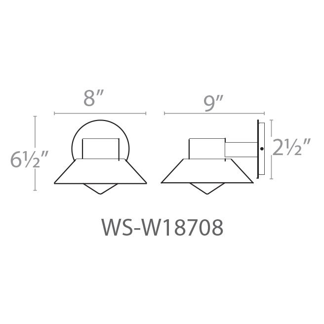 Oslo Outdoor Wall Dimensions