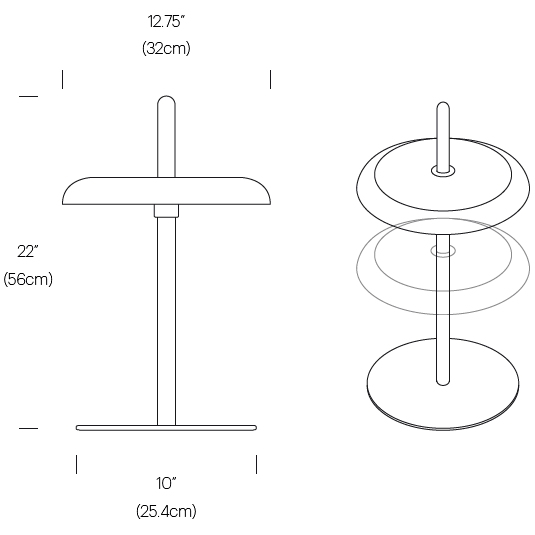 Nivél Portable Table Pablo Portable Table Lamps USA & Canada