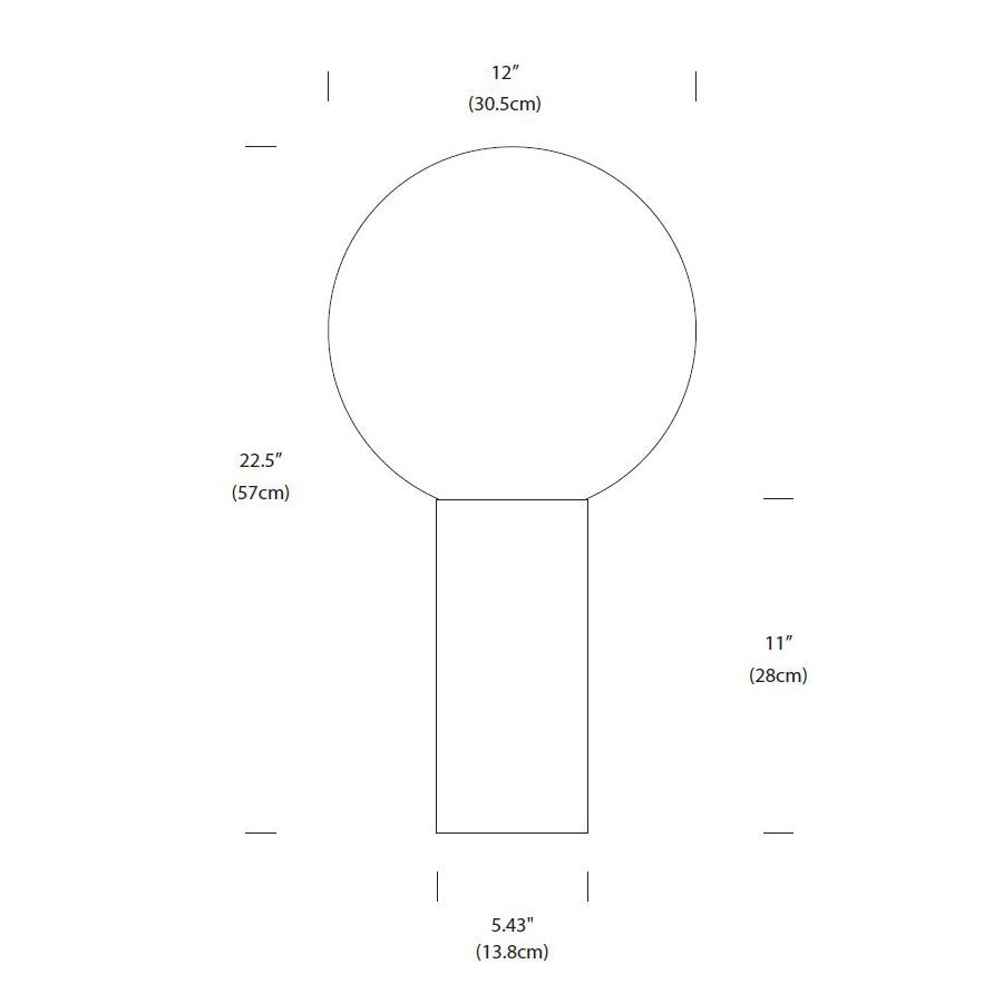 Pilar Table Dimensions