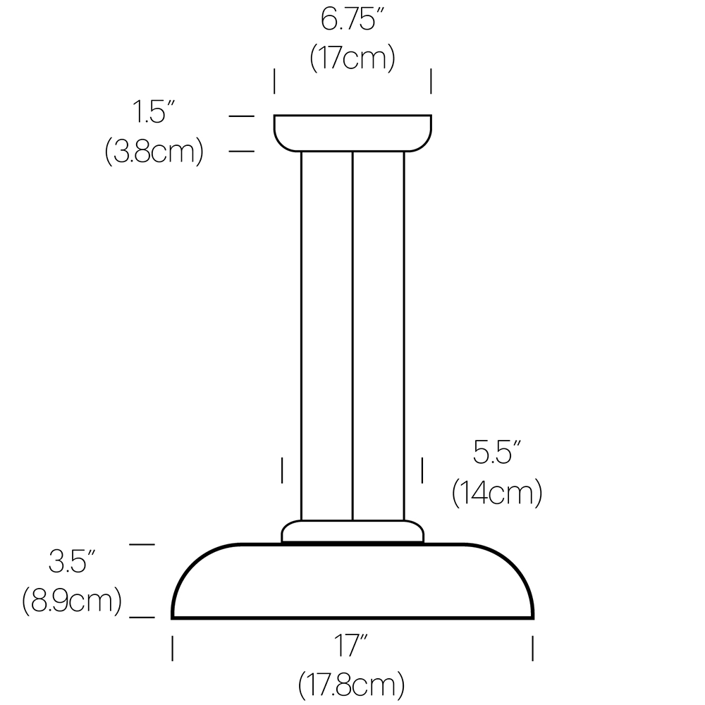 Totem Downlight Shade D Suspension Dimensions
