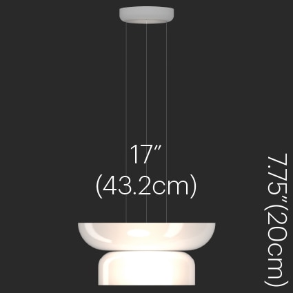 Totem Up and Down Light Shade C/D Suspension - Pablo | Pendant Lights ...