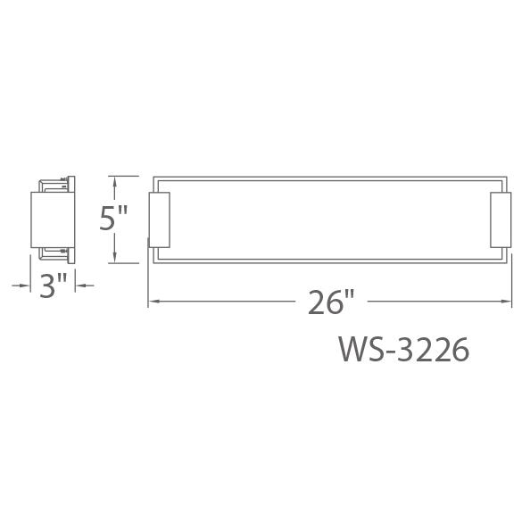 Polar Vanity Wall Dimensions