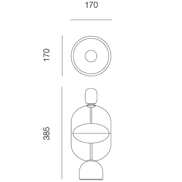Indre Table Dimensions