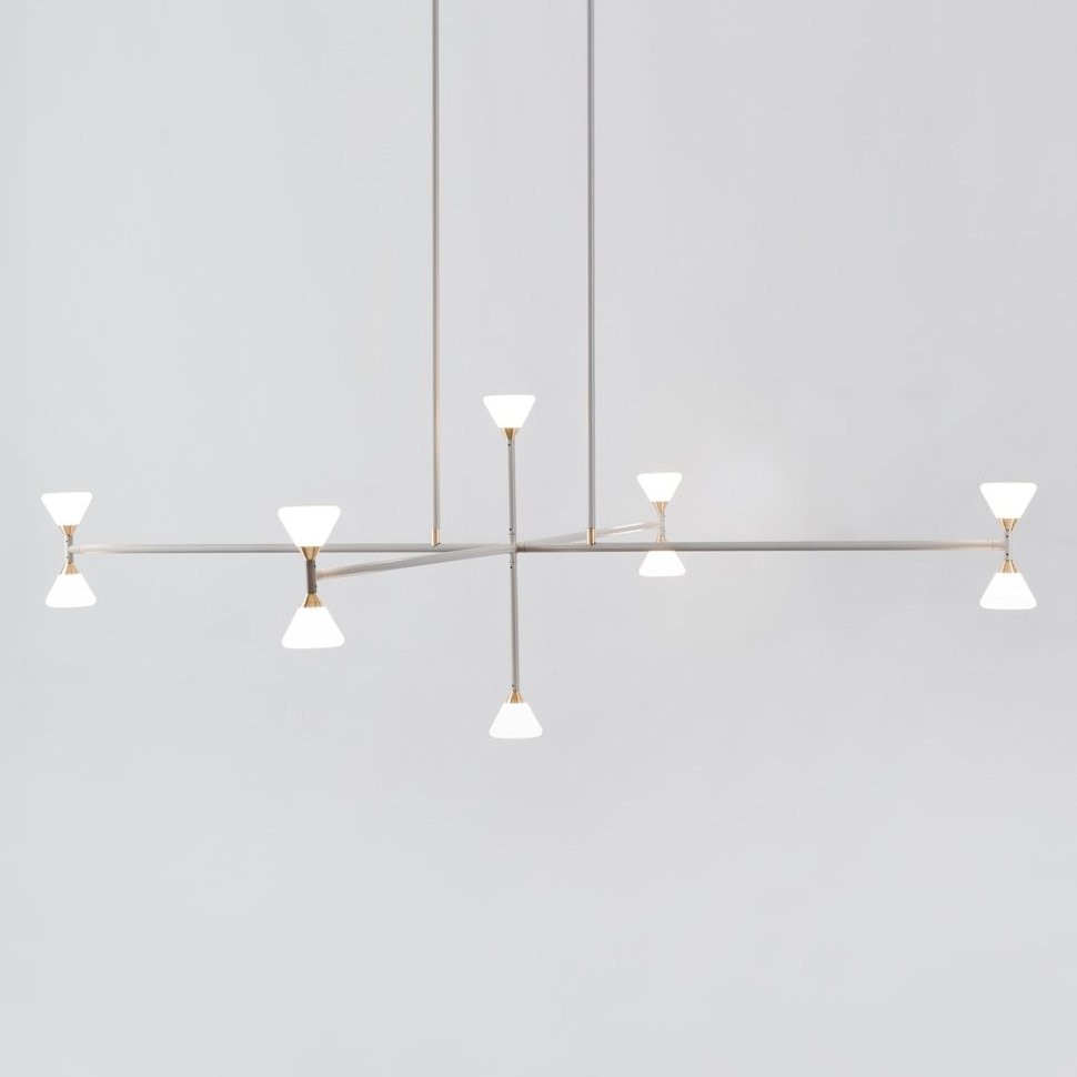 Roll & Hill Apollo 10 Light Vertical Suspension Suspension Lighting