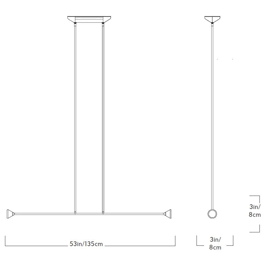 Apollo 2 Light Suspension Dimensions