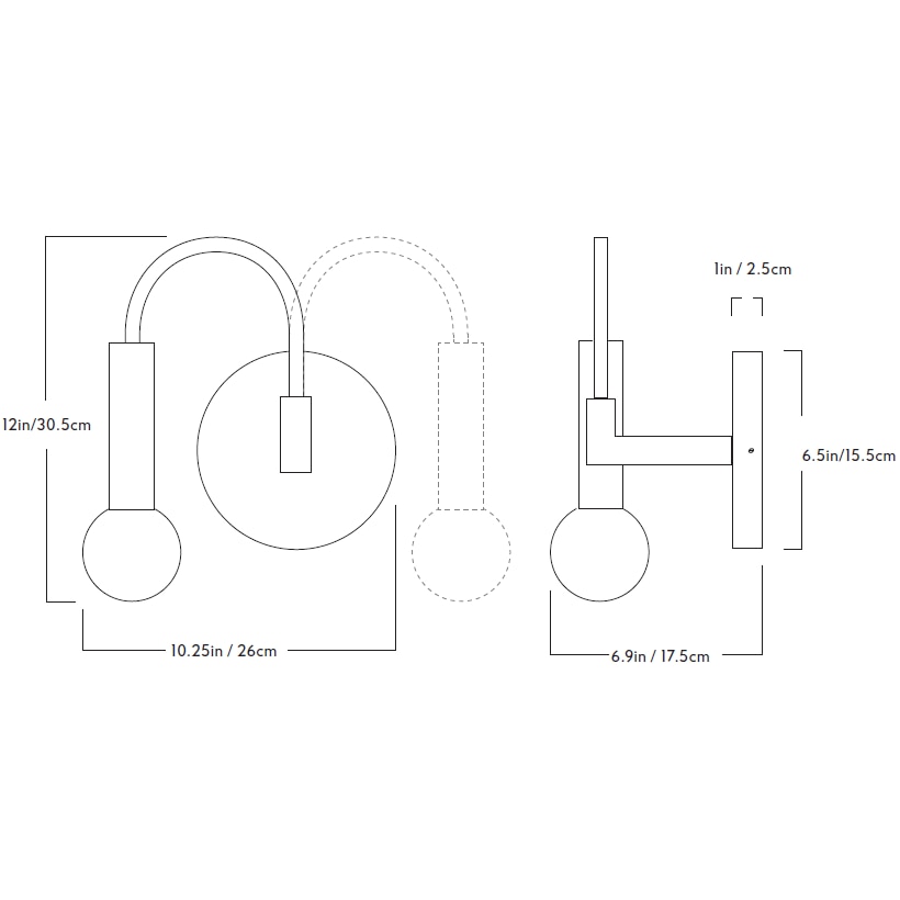 Arch Wall Right Dimensions