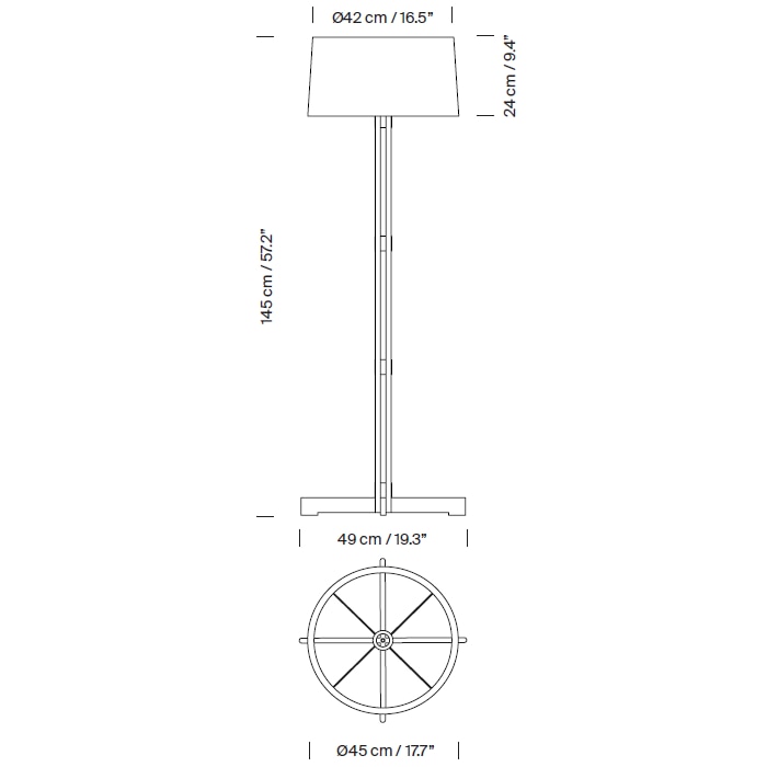FAD Fija Floor Dimensions