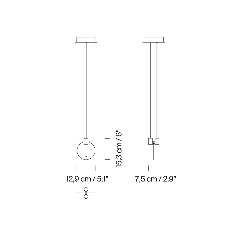 Bijou Suspension Dimensions