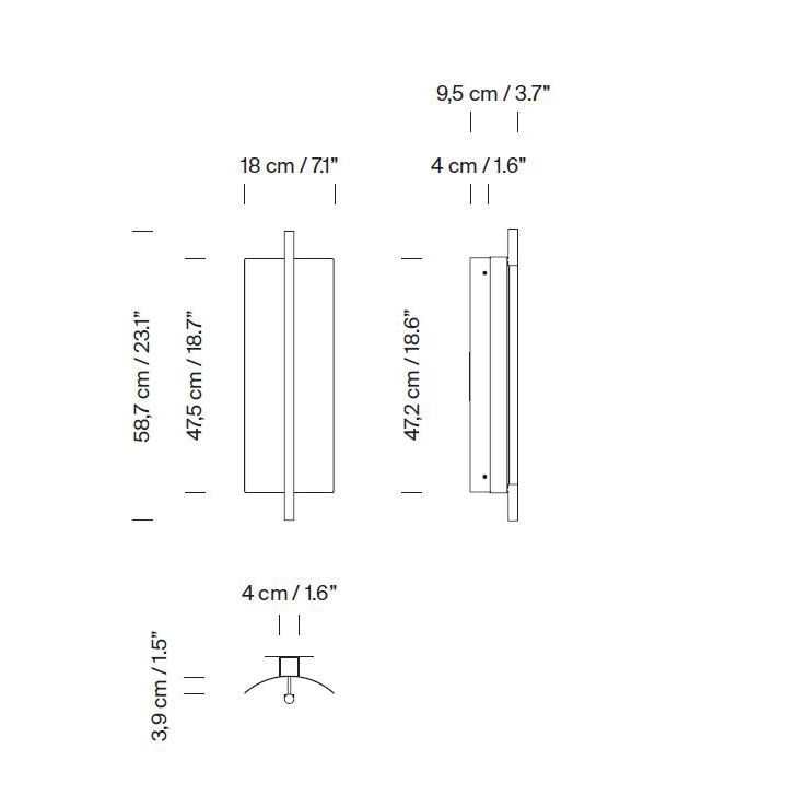 Lamina 45 Wall Dimensions