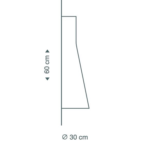 Secto 4230 Wall Dimensions