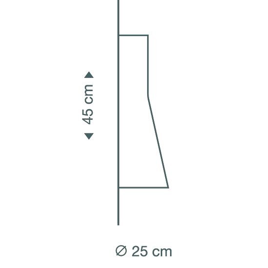 Secto Small 4231 Wall Dimensions