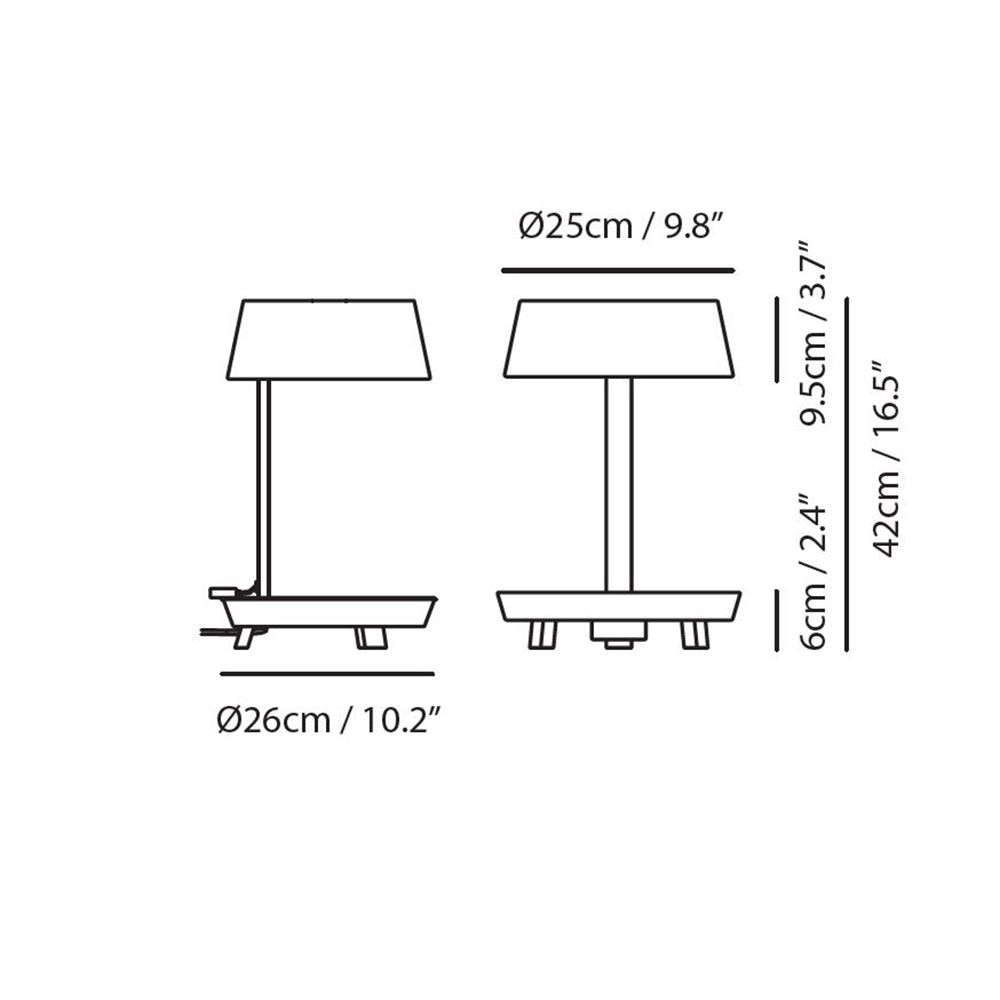 Carry Mini Table Dimensions