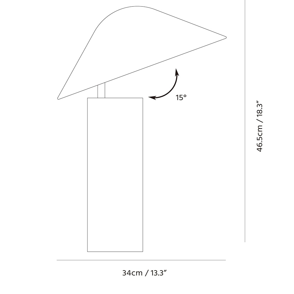 Damo Simple Table Dimensions